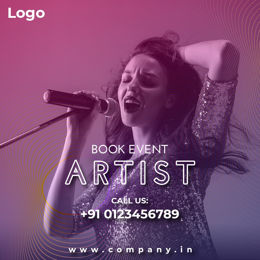 Event Artist Social Media Banner